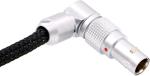 Rotatable Camera Wire Connector 2 Pin Right Angle Male For Red Komodo