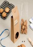 Disposable Paper Bags With Clear Window