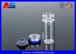 Pharmaceutical Laboratory Glassware Empty Glass Vials Dropper And Plastic Caps