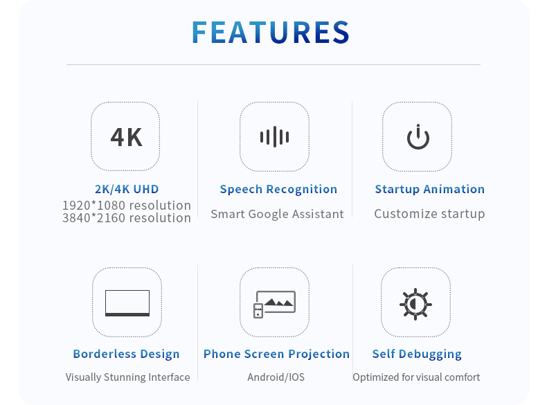 75" Commercial Smart TV for Business Environments Ultra Slim Bezel Design Customizable Solutions