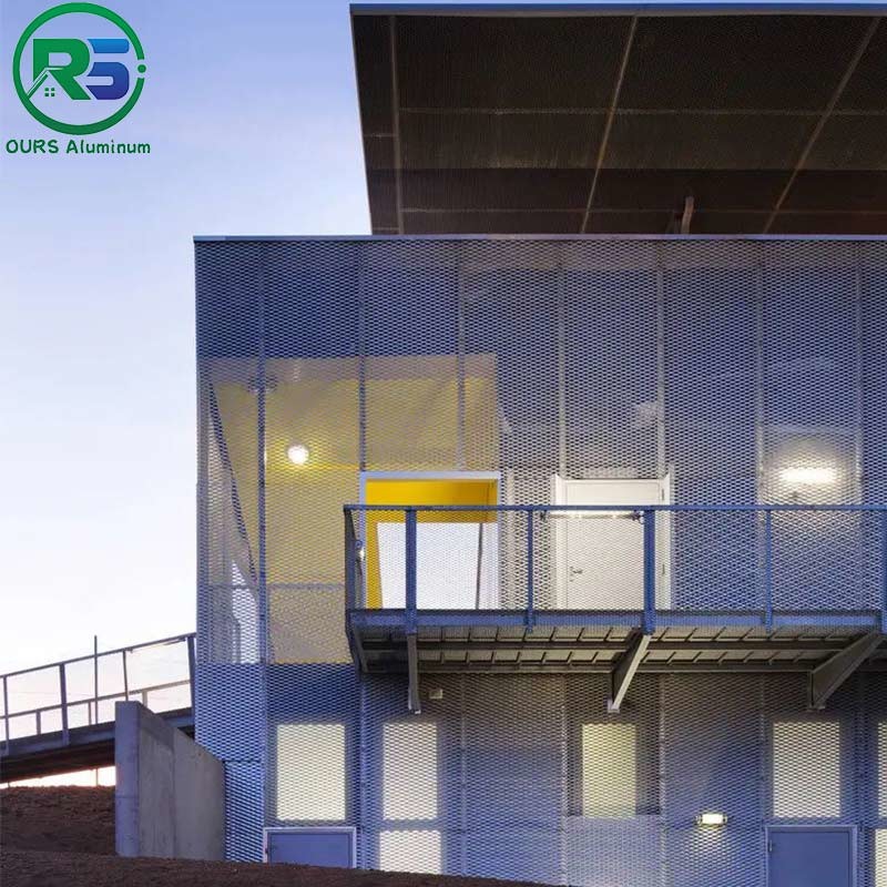 Hex Aluminum Expanded Sheet Aluminium Diamond Mesh Sheet 1.5-4mm