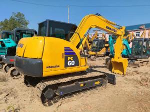Wholesale Used Komatsu Excavator Powerful Stable and Multifunctional for Various Working Conditions Komatsu PC60 Hydraulic Crawler Excavator Direct Sale Supplie from china suppliers