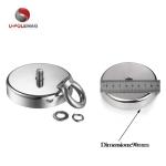 Strong Round Fishing Magnet for Salvage and Treasure Hunting Tolerance ±0.1mm