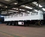 30-100 Tons 4 Axles Heavy Duty Semi Trailers Cargo Livestock Sugar Cane Stake