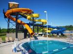 Water Park Games Design Fiberglass Swimming Pool Toys Water Slide For Children