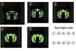 Muise Control Flashing Led Gas Mask Music LED Party Mask Luminous Light For Men