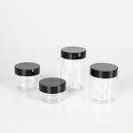 Sealing 100ml Plastic Cosmetic Jar with Pressure Sensitive Gasket and Customized