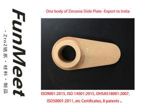 Wholesale Zirconia Slide Gate Plate Embedded Type With 5.4g/cm3 Density Erosion Resistant from china suppliers