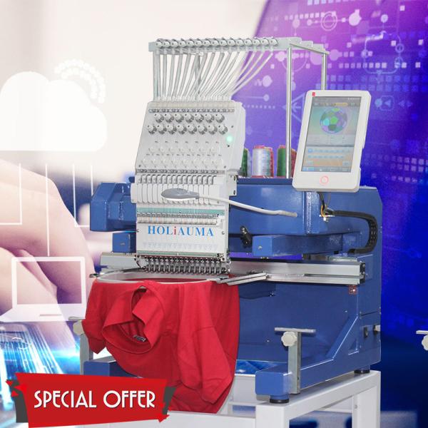 Automatic Single head Cap T-shirt Flat 3D Embroidery Machine Better Than brother