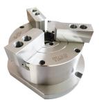 Through Hole Lathe Machine Tube Chuck , Pneumatic 3 Jaw Chuck