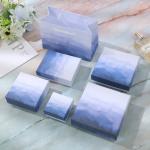 Luxury Gradient Colorful Custom Jewelry Packaging Box for Ring Necklace Earrings