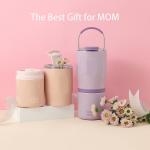 Microwave And Dishwasher Safe 2 In 1 Stainless Steel Double Wall Tumbler 13.5