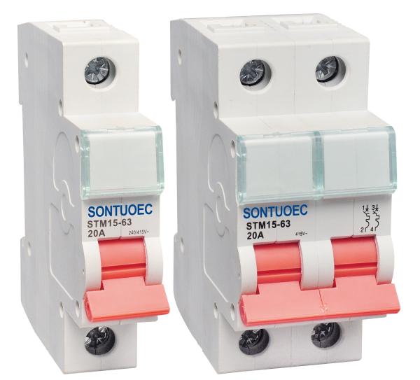 1amp circuit breaker Super Mini MCB din rail miniature circuit breaker 6ka with