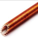 DELLOK Aluminium Finned Tubes OD73.5mm Daily Capacity Up To 3500 Meters for Heat