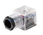 MPM Din43650A Pneumatic Fittings Junction Box Solenoid Coil Connector with