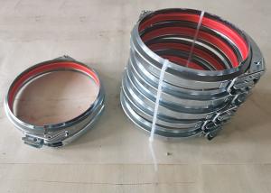 Wholesale Ventilation Fittings 140mm Quick Release Pipe Clamp Galvanised from china suppliers