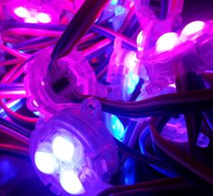 Wholesale 30mm SMD 5050 12V rgb led pixel with full color-----11 years manufacturing experience from china suppliers