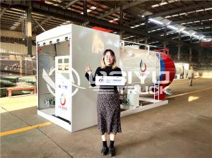 Wholesale 5 Ton 10m3 Skid Mounted LPG Gas Refilling Plant from china suppliers