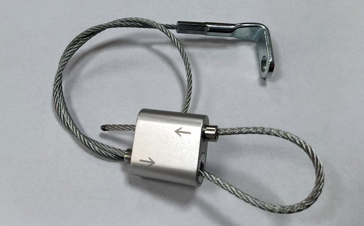 Adjustable Brass Wire Rope Grip Lock for Secure Cable Management with 7x7 or 1x19 Construction and 1.0-1.5mm Diameter