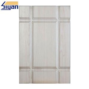 Wholesale E0 Glue Replacement Kitchen Unit Doors , Custom Design Flat Cabinet Doors from china suppliers