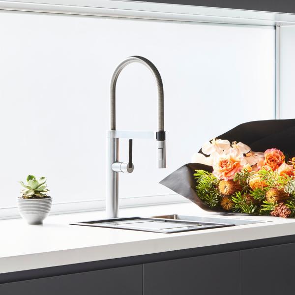 Custom Luxury Melamine Kitchen Cabinet Set HMR Core Black Modern Kitchen Cabinet