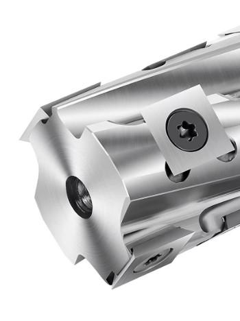CNC Compatibility Alloy Steel Helical Spiral Cutter Heads With Hard Carbide