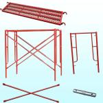 Painted construction scaffolding h frame / door frame for Building ,Yard