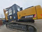 Chinese Brand Used Hydraulic Sany 215 Excavator Medium Crawler Excavator 20 Tons