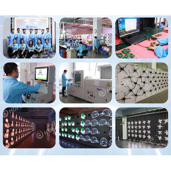 High Resolution Human Shape Splicing 1*3 65cm Holographic Graphic Display 3D Hologram LED Fan Other Metal Advertising Equipment