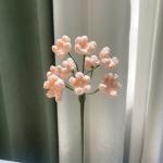 Custom Artificial Single Velvet Rose for Mother's Day Events Decoration and