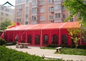 Wholesale Chinese Red Large Wedding Tents Sun Proof / Fire Proof PVC Fabric from china suppliers
