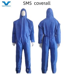 Wholesale 1 Piece Min.Order Liaghtweight Anti-Virus Nonwoven Coverall with Heat Taped Seam from china suppliers