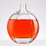 750ml Glass Vodka Bottle Screen Printing Collar Material for Performance