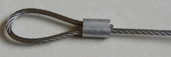 Hourglass Crimping Wire Rope Aluminium Ferrule Aluminiuml Casting US Type