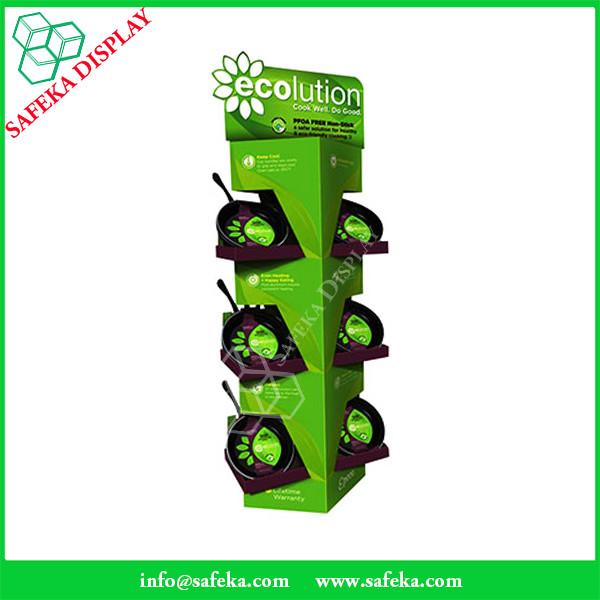 Creative design China Manufacturer Paper material shelf cardboard retail floor