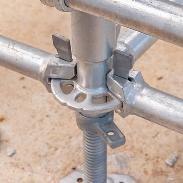 Hot Dip Galvanized Ringlock System Scaffolding Origin Q235 Steel For Construction