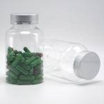 PET Plastic Bottle Boston Round White/Transparent Medicine Containers with Child