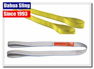 Wholesale Tuff Edge Webbing Lifting Straps With Hooks , Industrial Lifting Slings Anti - Cut from china suppliers