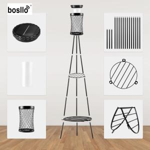 Wholesale Color Temperature Options Waterproof Solar Powered Flower Stand Lights with 1200mAh Battery Capacity and USB Rechargeable from china suppliers