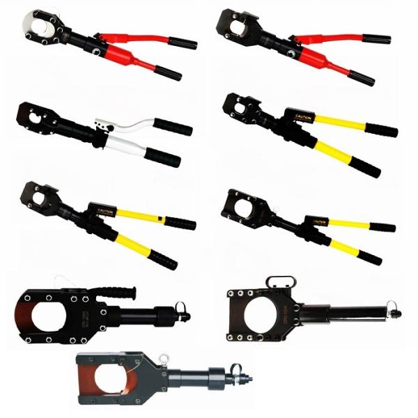 85mm Stroke Hydraulic Crimping Tool Cable Cutter For Cutting Amoured Cu / Al