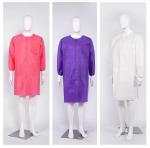 OEM Protective Medical Visitor Disposable Lab Coat with Zipper and Label
