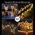 Solar Leather Wire LED Holiday Lights Courtyard Decorated Christmas Fairy Lights