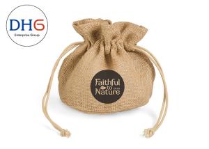 China Sturdy Polyester Drawstring Bag Backpack 13*15cm Customized Size Non Toxic Material on sale