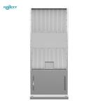 Durable 75 Inch Outdoor Digital Totem Silver Shell Smooth Appearance
