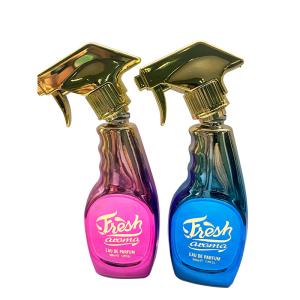Wholesale 50ml Sprayer Luxury Perfume Bottles Shinny Electroplating Surface from china suppliers