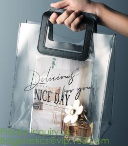 Wholesale Fashionable Colorful Eco Friendly Reusable Shopping Bags PVC Storage Handle And Accept from china suppliers