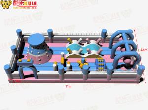 Wholesale Inflatable Jumping Castle With Clibing Obstacles Bouncy Park from china suppliers