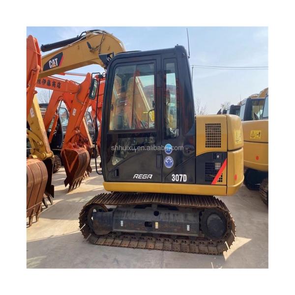 Used CAT 307d excavator small digger crawler Caterpillar excavator with high