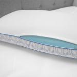Cool Coated Back Sleepers Pillow For Bedroom Living Room Playroom