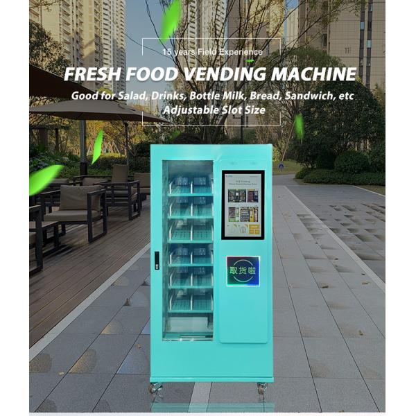 Commercial 24 Hours Self XY Lift Mini Steel Frame Cold Drink Touch Screen Cake Vending Machine
